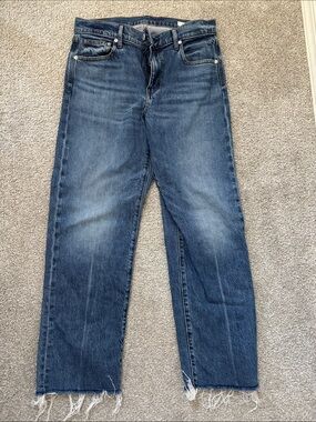 AYR YaYa R Length Women's Dark Blue Straight Jeans 29